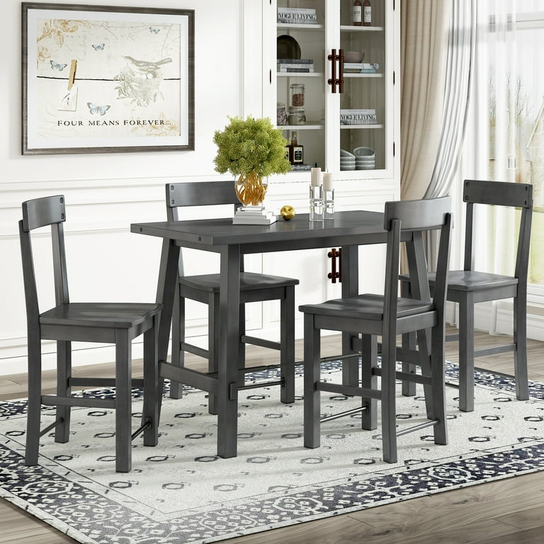 Small space counter sale height dining set