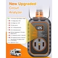 50 Amp RV Surge Protector, 18000J RV Circuit Analyzer with Intelligent ...