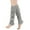 Gray, variant on Lolmot Leg Warmers Women 80s Y2K Retro Style Ribbed Knit Boot Socks for Yoga Dance Sports Party Casual Loose Stretchy Breathable Long Knitted Socks