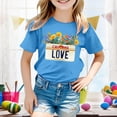 thumbnail image 2 of Size 8 Girls Short Pajamas Kids LA R.I.P Casual Printed Short Sleeved T Shirt, 2 of 4