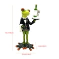 thumbnail image 5 of Siruishop Statue de Grenouille Serveur Sculpture Animale pour Entrée Cheminée Centre de Table, 5 of 5