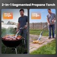 thumbnail image 4 of Propane Torch Weed Burner, High Output Weed Torch with Self Igniter and Turbo Trigger, Heavy Duty Propane Weed torch for Weeding,Melting Snow,BBQ,Roof Asphalt Work$$Garden & Patio, 4 of 7