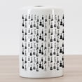 thumbnail image 3 of Music Ceramic Toothbrush Holder, Monochrome Strings Various Types Acoustic and Electronic Guitar Cello Violin, Decorative Versatile Countertop for Bathroom, 4.5" X 2.7", Black White Grey, 3 of 4