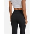 thumbnail image 3 of High Waisted Elastic Wide Leg Yoga Pants for Women with Pockets Casual Sportswear Pants, 3 of 5