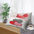 thumbnail image 5 of GZHJMY Valentine Red Hugs Love Heart Gnomes Throw Pillow Covers 12 x 20 Inch Love You Happy Wedding Cushion Case Decoration for Valentines Day Sofa Couch Set of 2, 5 of 7