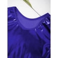 thumbnail image 5 of YIZYIF Kids Girls Shiny Metallic Crop Top with A-Line Pleated Skirt Set Dance Stage Performance Set Dancewear, 5 of 7