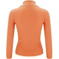 thumbnail image 3 of ZHAOCHENG Suéter de mujer, suave, ajustado, ligero, de manga larga, cuello alto, camiseta interior, sexy, de punto, cálido, de moda, suéter y camiseta interior, 3 of 5