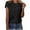 Black, variant on Scyoekwg Summer Tops for Women Trendy Short Sleeve Plus Size Crewneck Going Out Tops Classic Solid Color Casual Tshirt Loose Comfy Blouse Cute Tops (Black,XXXL)
