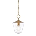 thumbnail image 2 of Hudson Valley Lighting 8308 Greene 1 Light 8" Wide Mini Pendant - Brass, 2 of 3
