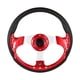 thumbnail image 4 of Volante de derrape de 320 mm con botón de bocina Volante de carrito de golf de 12,5 pulgadas Volante modificado para automóvil rojo, 4 of 8