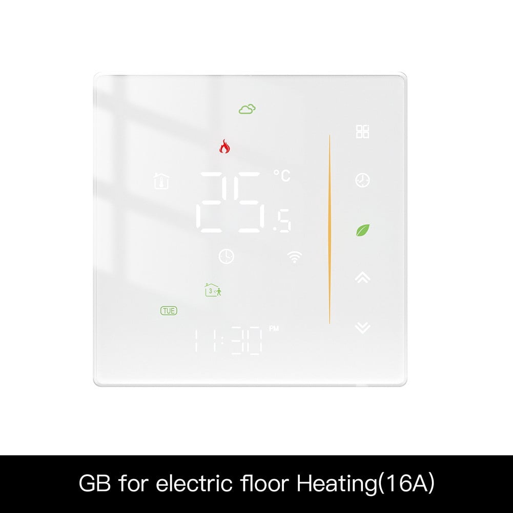 Thermostat Heating Smart WiFi Smart Home Room 16A Underfloor Heating  Electric - Walmart.com