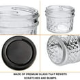 40 Pack 4oz Glass Jars with Lids High Quality & Versatile Ideal for