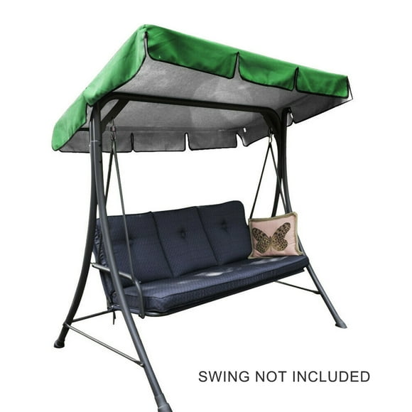 Hi,Fancy Swing Canopy Top Cover Outdoor Sunshade Component Roof Fitting Professional Waterproof Covers Replacement Hammock Accessories green Type A