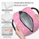 thumbnail image 3 of Fotbe Snowflake pink backgrounds Bolsa de Almuerzo con Estampado, Lonchera Aislada, Contenedor de Comida Reutilizable Tipo Cooler a Prueba de Fugas, 3 of 6