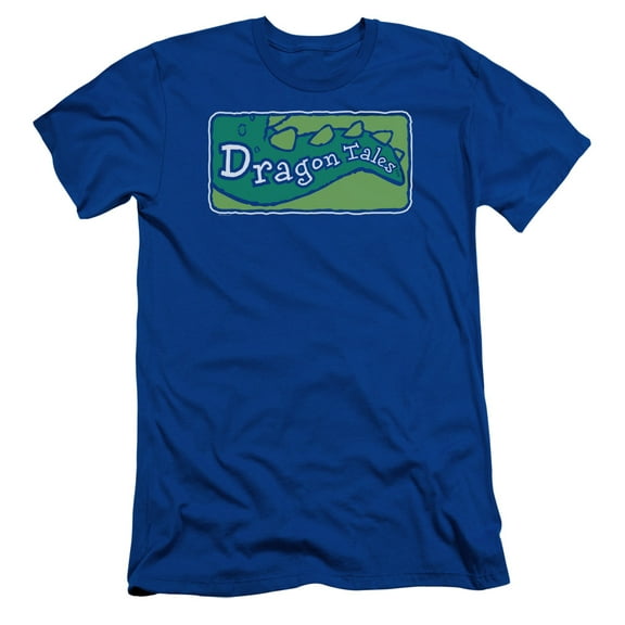 Dragon Tales/Logo Clean S/S Adult 30/1 T-Shirt Royal Blue