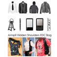 thumbnail image 4 of Bolsa de pecho para axila para hombre, cinturón de viaje para dinero debajo de la ropa, bolso de hombro oculto para axila, bolsas de viaje, bolsa de hombro para hombre, 4 of 5