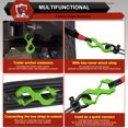 thumbnail image 4 of AMBULL 3/8 Tow Hook, Winch Hook for Off-Road Recovery, Towing Shackle 33000 Lbs, G80 Heavy Duty Strength Integrated Winch Quick Shackle, Green, 4 of 6