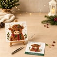 thumbnail image 3 of Mivyn Christmas Sea Glass Art Kit, DIY Mosaic Craft with Wooden Easel for Beginners & Adult, Festive Christmas Making Supplies for Home Decor & Creative Handmade Gift, 3 of 4