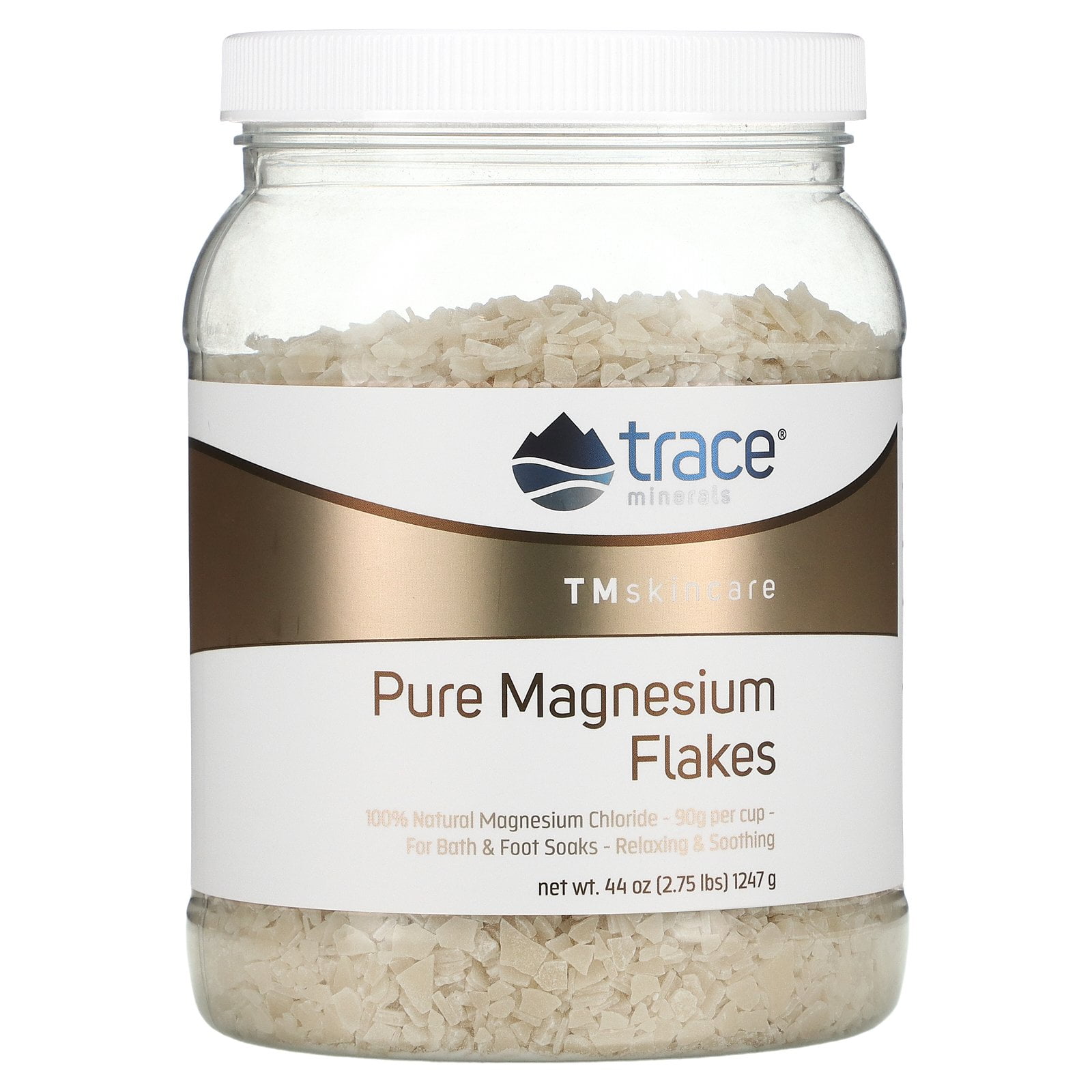 TM Skincare, Pure Magnesium Flakes, 2.75 lbs (1,247 g), Trace Minerals ®