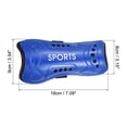 thumbnail image 2 of Unique Bargains Soccer Shin Pads, 4 Pack Breathable PVC Sport Guard for Adult, Blue, 2 of 5