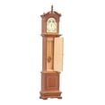 thumbnail image 5 of Falleo Clearance 1/12 Dollhouse Miniature Grandfather Clock Wooden Mini Model Furniture Accessory, 5 of 5