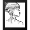 thumbnail image 2 of Valle, Aimee Del 20x24 Black Modern Framed Museum Art Print Titled - Woman III BW, 2 of 5