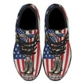 thumbnail image 2 of Veteran Memorial Cross Memorial Day Remember and Honor Shoes Sneakers Black Size 9, 2 of 7