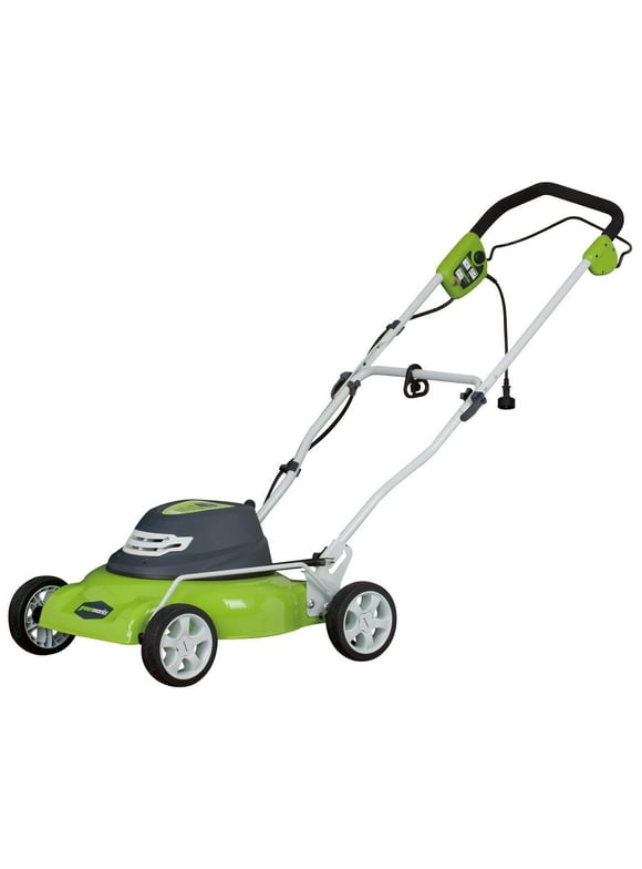 Greenworks 18" Corded Electric 12 Amp Push Lawn Mower 25012