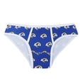 thumbnail image 2 of Women's Concepts Sport Royal Los Angeles Rams Gauge Allover Print Knit Panties, 2 of 3