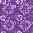 thumbnail image 1 of Ahgly Tapis d'Intérieur Lavable en Machine Carré Transitionnel Heliotrope Violet, 5 Pieds Carré, 1 of 7