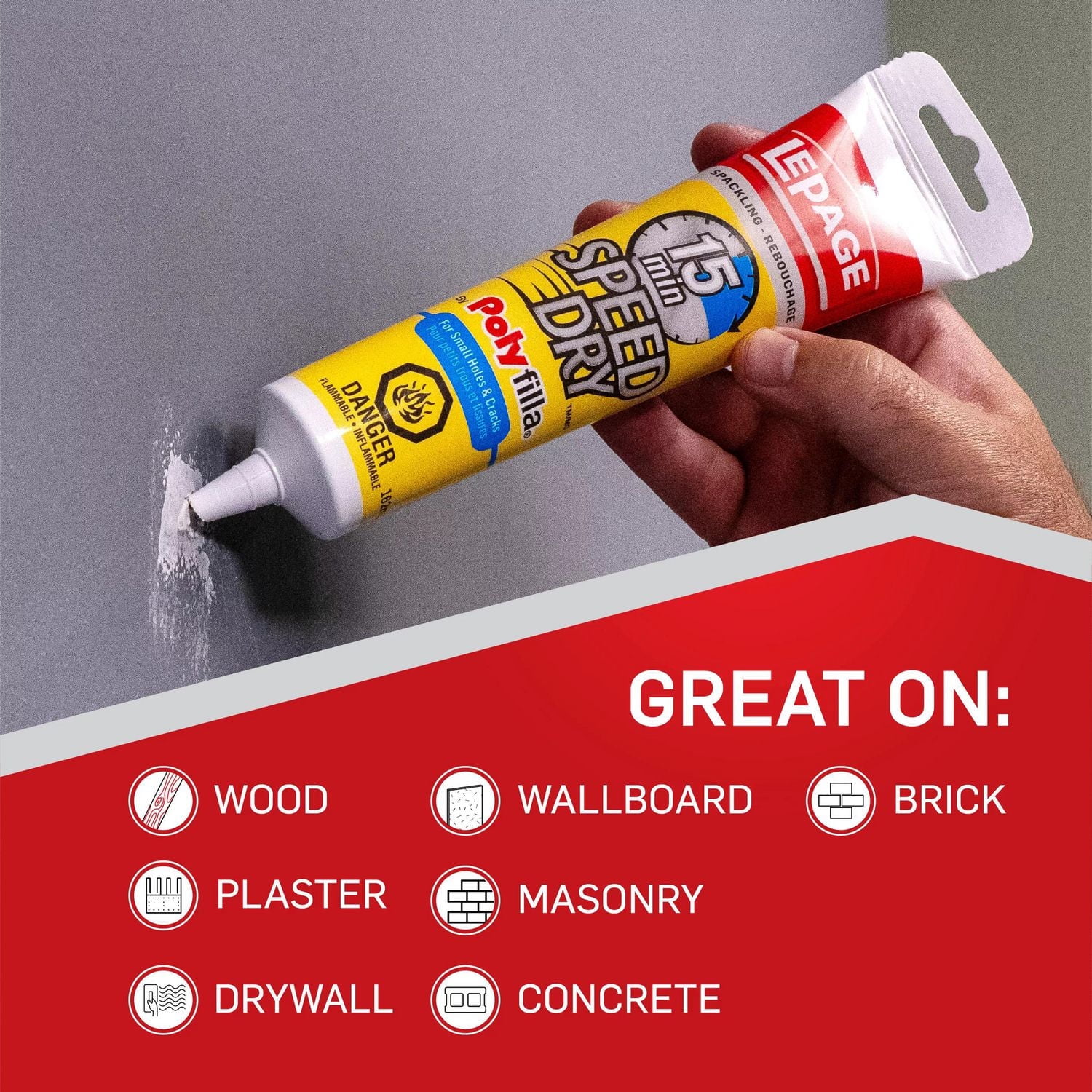 LePage Polyfilla Réparation Instantanée