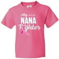 thumbnail image 3 of Inktastic Breast Cancer Awareness My Nana is a Fighter Youth T-Shirt, 3 of 5