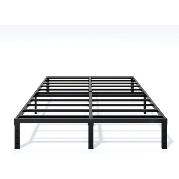Metal Bed Frame Twin Size  Heavy-Duty Twin Platform Bed Frame No Box Spring Needed, Easy Assembly, Noise-Free, Sturdy Mattress Foundation, Underbed Storage Space