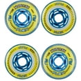 thumbnail image 1 of Revision Wheels Inline Roller Hockey Flex Firm Blue/Yellow 80mm 80A 4-Pack, 1 of 1