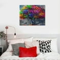 thumbnail image 5 of Wuche  Graffiti Tree Wall-Decor - Abstract Canvas Wall Art - Wall Art for Living Room Large Size Ready to Hang, 5 of 5