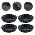 thumbnail image 6 of 6Pcs Kitchen Baking Fruit Pie Molds Cake Molds Cake Making Molds for Home (Black), 6 of 6