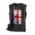 thumbnail image 4 of EINCcm Women American Flag Print Tank Tops USA Stars Stripes Patriotic T Shirt Summer Loose Vest Tees, 4 of 4