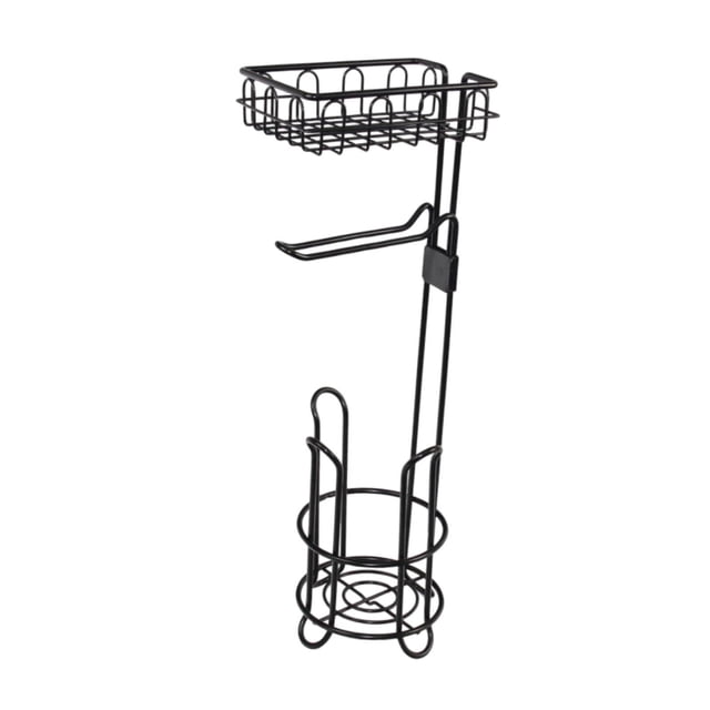 jesticaly Iron Paper Roll Rack Storage Shelf Offers Sturdy And Stable Base To Hold Multiple Toilet Paper Rolls Roller Holder