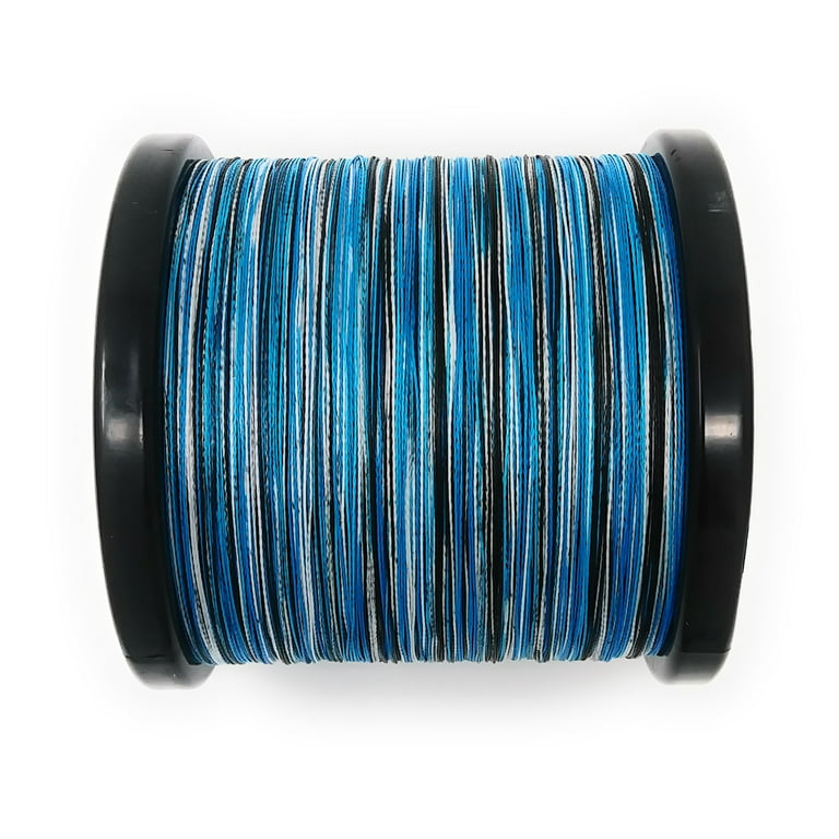 GetUSCart- Reaction Tackle Braided Fishing Line Blue Camo 40LB 300yd