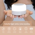 thumbnail image 3 of Rainbuvvy M1 White Noise Built-in 12 kinds of sleep aid music Colorful light gradient color 2000mAh battery Can be timed to shut down Baby sleep aid Adult sleep device, 3 of 28