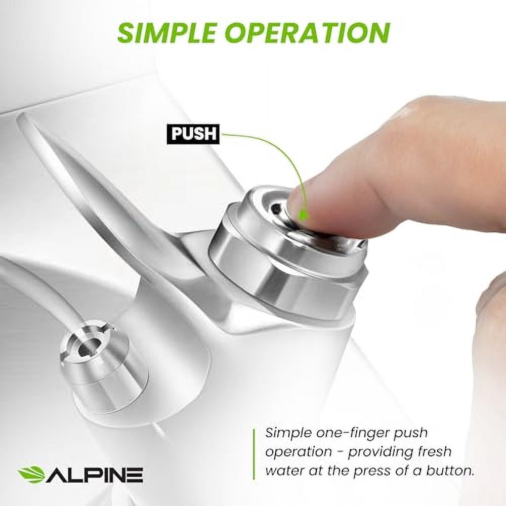 Alpine Wall Mounted Drinking Fountain, Commercial Water Fountain, Indoor & Outdoor Drinking Fountain Hydration Station, Drinking Water Fountain for School, Courts & More (Stainless Steel)