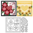 thumbnail image 1 of Moldes de corte metálicos 3D de flores DELORIGIN de acero al carbono, 1 of 7
