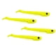 thumbnail image 5 of Señuelos de pesca de simulación suave Macarena 4 piezas Amarillo, 5 of 8