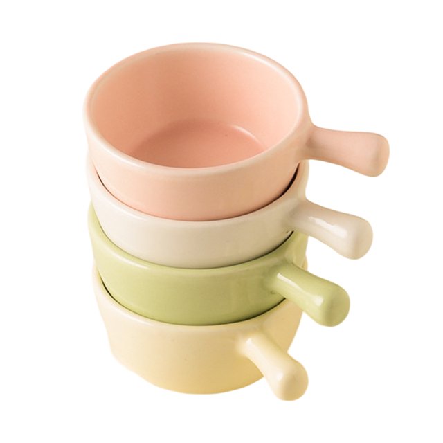 Pequeños cuencos para salsa de soja y guarniciones para condimentos, postres y aperitivos. Juego de cuencos para salsa con diseño floral, paquete de 4