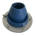thumbnail image 3 of Chimenea de estufa de leña con base de acero resistente al fuego y conexión de silicona para tiendas de campaña. Azul, 3 of 8