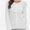 Ivory White, variant on Women's Long Sleeve Button Down Crew Neck Classic Sweater Cardigan