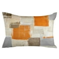 thumbnail image 7 of Modern Orange Grey Khaki Patchwork Outdoor Pillow Covers Set of 2,Decorative Waterproof Throw Pillow Case,Abstract Geometric Graffiti Cotton Linen Soft Cozy Cushion Pillowcases, 7 of 7