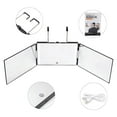 thumbnail image 4 of JFBUJC 3 Way Mirror For Self Hair Cutting 360 Mirror With Led Lights, Trifold Self Haircut Mirror Rechargeable With Height Adjustable, 4 of 4