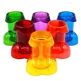 thumbnail image 1 of KAKOWELY vasos de plástico con forma de pene, creativos y divertidos, para fiestas, clubes y festivales (colores variados)., 1 of 5