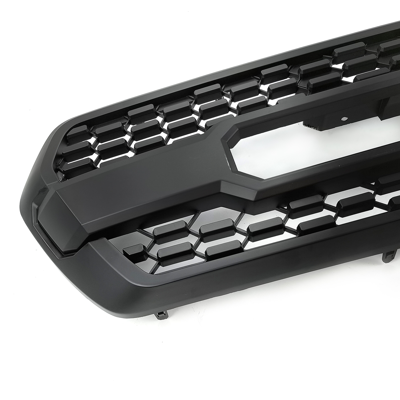 2016-2023 Tacoma Hood Grille With LED Lights – Matte Black Mesh Front Bumper Grille + Accessories Included